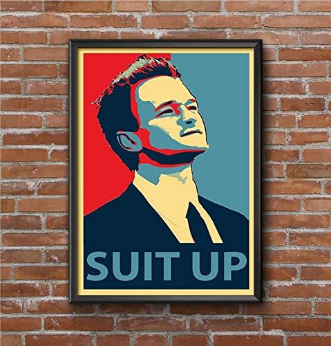 QUADRO POSTER COM VIDRO HOW I MET YOUR MOTHER BARNEY SUIT UP