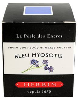 Herbin Tinta Para Caneta Tinteiro 30ml Blue Myosotis