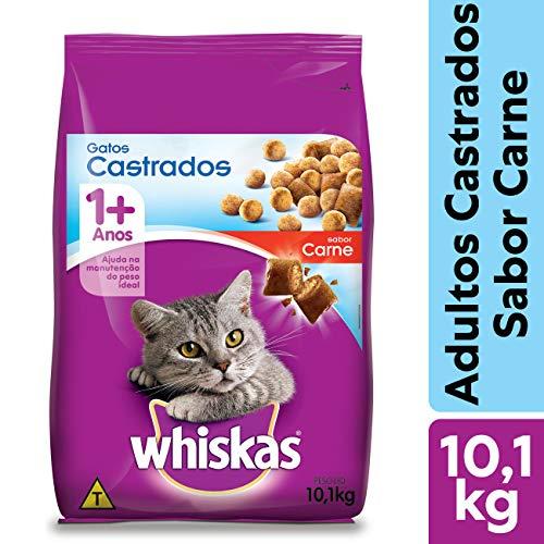 Ração Whiskas Carne Para Gatos Adultos Castrados 10,1 kg