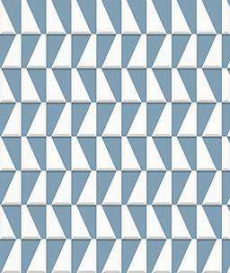 Papel de Parede Geométrico com Relevo Bobinex Uau Azul
