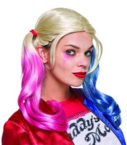 Peruca Suicide Squad Rubies Costume Company Inc Harley Quinn Multicor