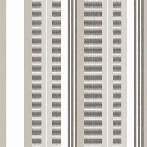 Papel de Parede, Listrado com Relevo, Cinza Escuro, 1000x52 cm, Bobinex Uau