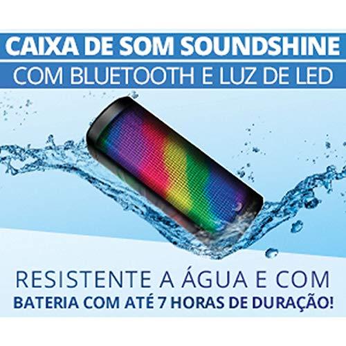 Caixa Acustica Mini Portatil C/Bluetooth/Led, Md Tecnologia, 74161
