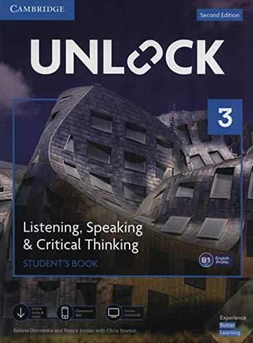 Unlock 3 - Listening, Speaking and Critical Thinking Sb, Mob App and Online Wb W/ Downloadable Audio and Video - 2Nd Ed