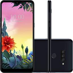 Smartphone LG K50S Preto 32GB, Tela 6,5" Narrow Notch HD+ FullVision, Inteligência Artificial, Câmera Tripla, Selfie de 13MP e Processador Octa-Core - Preto