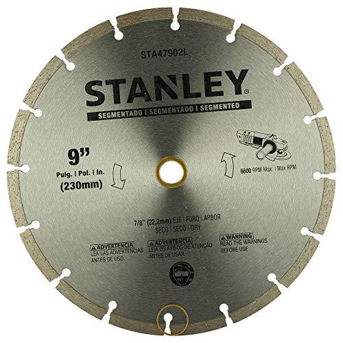 Stanley , Disco Diamantado Segmentado, Amarelo/Preto, 9"