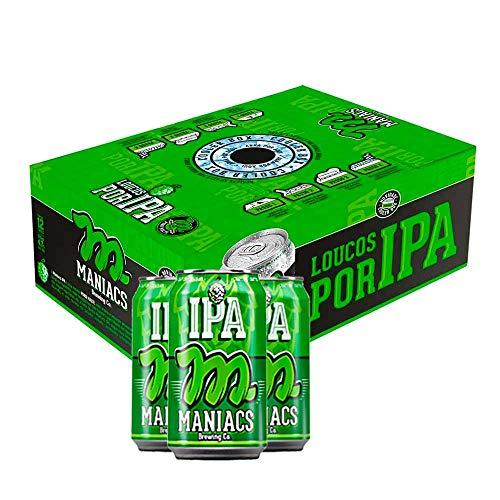 Cerveja Maniacs IPA 350ml Caixa (12 Unidades)
