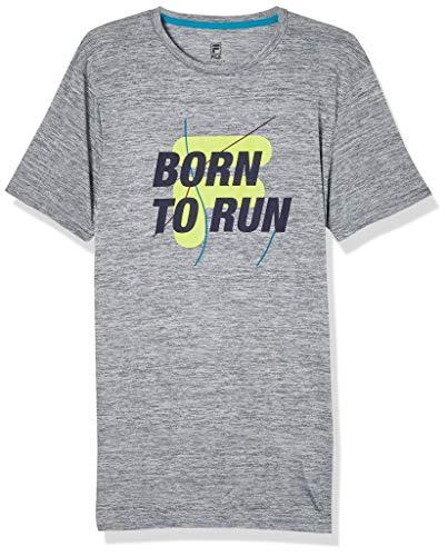 Camiseta Born to Run, Fila, Masculino, Mescla Branco, GG