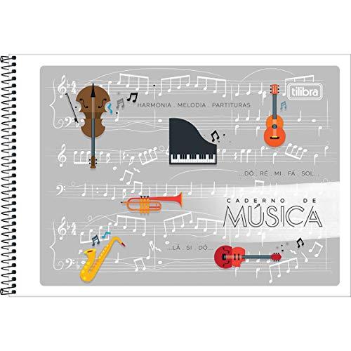 Caderno Musica, Tilibra 11.109-1, Multicor, Pacote com 20 Unidades
