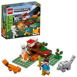 Kit de Construção Legal para Crianças LEGO Minecraft A Aventura em Taiga 21162 (74 peças)