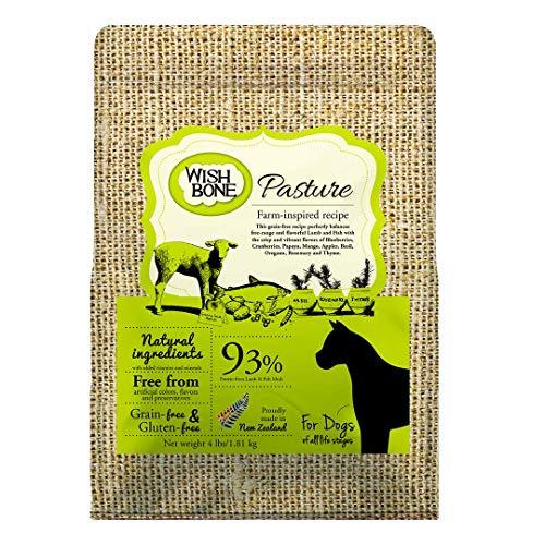Wishbone Pasture, Alimento Canino Livre de Grãos Wishbone Sabor Cordeiro 1,81kg