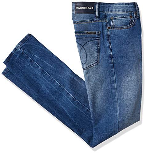 Calça Jeans Slim, Calvin Klein, Masculino, Azul Médio, 38
