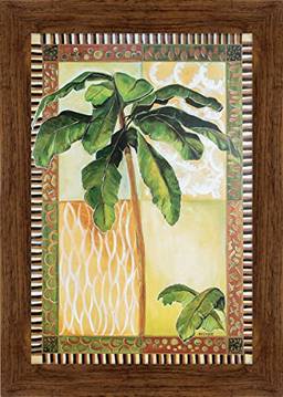 Quadro Decorativo Tropical Pintura Nadybek Decore Pronto Multicor 82x62cm