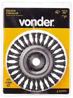 Escova Circular Torcida Vonder 7" X 1/2" X 7/8"