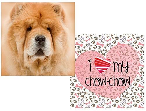 Almofada Pet de Raças Chow Chow SS Pets para Cães, 45x45cm