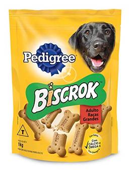 Biscoito Pedigree Biscrok Para Cães Adultos Raças Grandes 1 kg