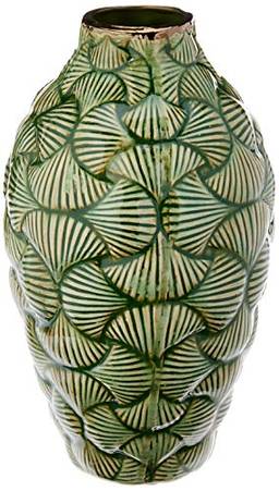 Luigi Vaso 31 * 18cm Ceramica Verde Cn Home & Co Único