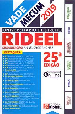 Vade Mecum Universitário de Direito Rideel 1º Semestre 2019