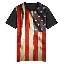 Camiseta Migian Bandeira Estados Unidos Sublimada