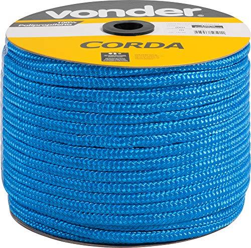 Corda Multifilamento Trançada 10 X 190 M, Azul, Em Carretel, Vonder Vdo2921 Vonder Azul