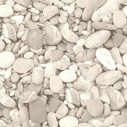 Papel de Parede Edantex Roll in Stones Cinza 53cmx10m