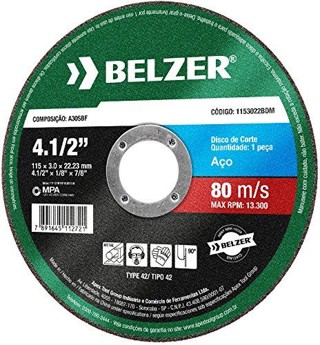 Disco De Desbaste Metal Belzer Verde E Azul 230x6.0x22.23