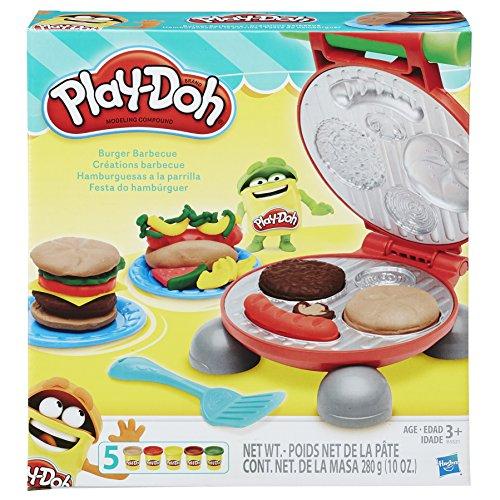 Conjunto de Massinha Play-Doh Festa do Hamburguer 5 Potes Hasbro