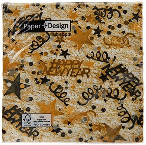 Paper Design PP-60890, Guardanapos De Papel - New Years Eve, Colorido,20 peças