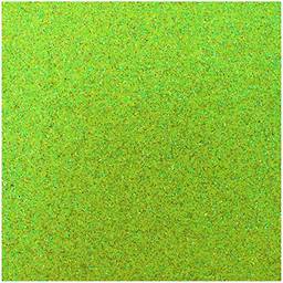 Placa Em Eva Com Gliter 40x48cm. Verde Neon 2mm. - Pacote com 10, Make+, 9819, Verde