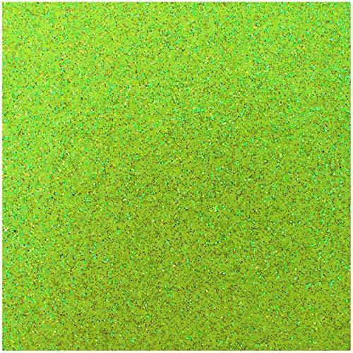 Placa Em Eva Com Gliter 40x48cm. Verde Neon 2mm. - Pacote com 10, Make+, 9819, Verde