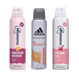Desodorante Aerossol Monange Hidratação Intensiva 90G, Monange