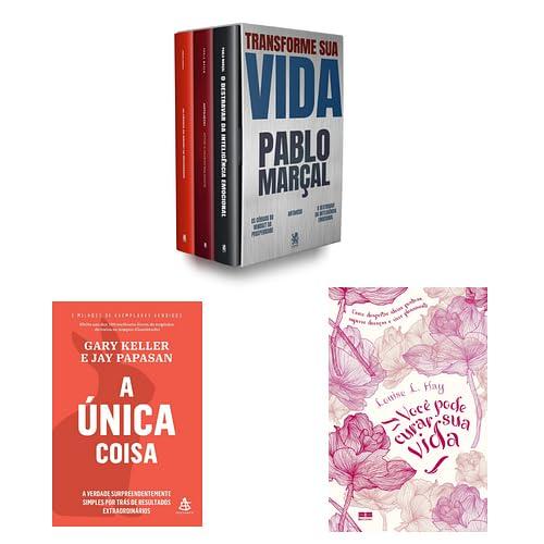 Coleção Transforme Sua Vida - Pablo Marçal - Box com 3 Livros