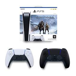 PlayStation®5 + God of War Ragnarök + Controle Dualsense - Midnight Black