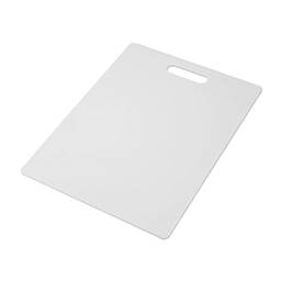 Farberware Tábua de corte de plástico, 28 cm por 35,5 cm, branca