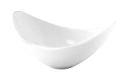 Bowl Canoa Serata, 600 ml, 22,5 x 14,5 x 10,3 cm, Branco, Haus Concept
