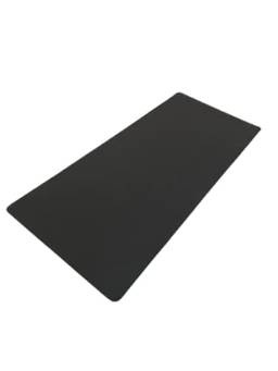 Mouse Pad Desk Pad WORK Couro Ecológico - KingPad… (80x30cm, Preto)