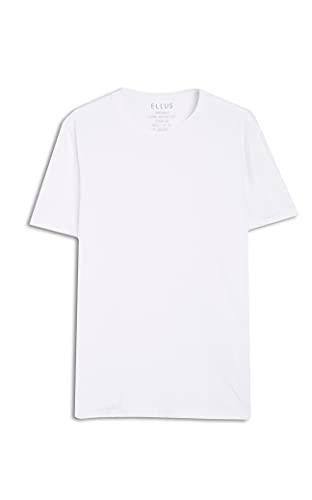 T-Shirt, Cotton Fine E Asa Classic Mc, Ellus, Masculino, Branco, GG