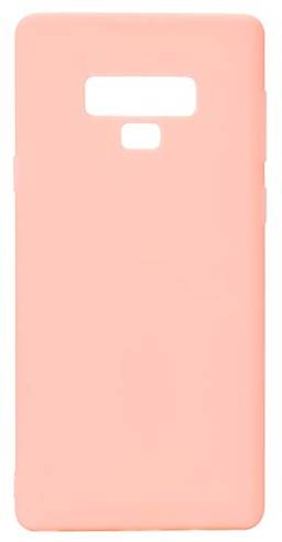 Shunda Capa para Galaxy Note 9, capa ultrafina macia de silicone TPU fosco à prova de choque, capa protetora para celular para Samsung Galaxy Note 9 de 6,5 polegadas - rosa claro