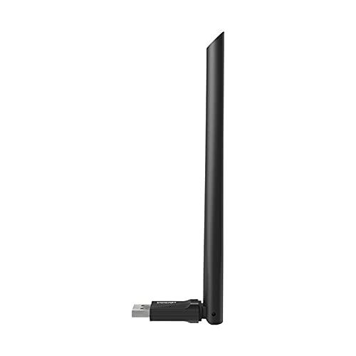 Homyl Placa de Rede Do Receptor Do Adaptador WiFi USB Sem Fio com Antena de 6dBi para Laptop