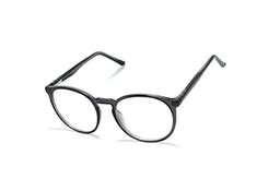 Óculos Armação Unissex Redondo Com Lentes Sem Grau Fy-133 Cor: Cinza-Escuro