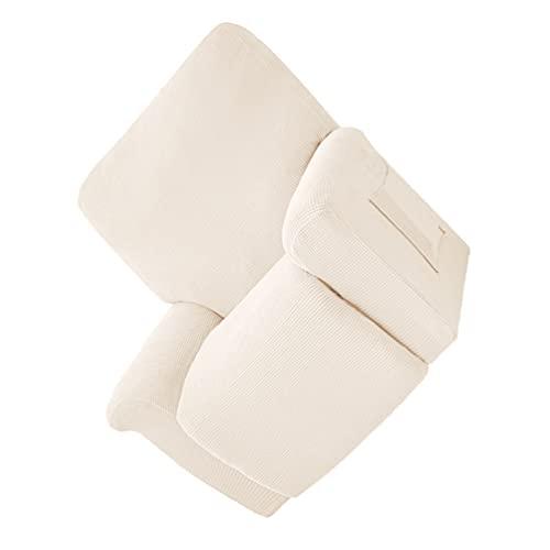 ARTIBETTER Capa de cadeira reclinável capa de sofá elástica ajustável protetor de sofá branco lavável poltrona proteger casaco para sala de estar escritório poltrona capa