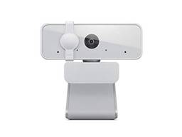 Webcam Lenovo 300 Full HD Com 2 Microfones Integrados 1080p 30fps USB Cinza Claro