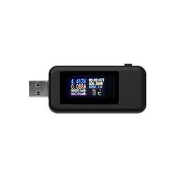 Fantercy KWS-MX18 10 in1 Display LCD Digital USB Testador de Tensão Atual Testador de Medidor De Energia Temporizador Amperímetro USB Carregador Tester Detector Voltímetro