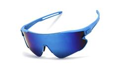 Óculos De Sol Esportivo Unissex Ciclismo Montanhismo Esporte Ao Ar Livre Cx-2802 Cor: Azul-espelhado