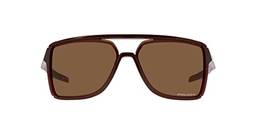 Oakley Castel, Óculos de Sol Masculino, Marrom (Rootbeer), 63