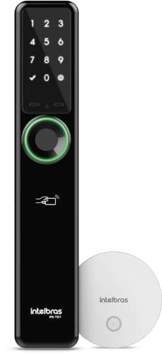 intelbras Fechadura Smart Compativel com Alexa de embutir sem Maçaneta IFR 7001+ Preto