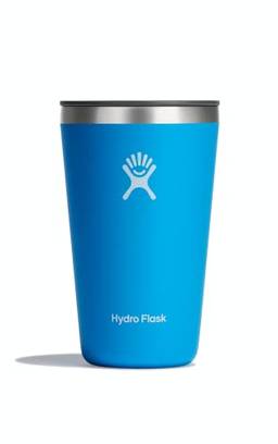 Hydro Flask Copo de 473 ml em toda a volta - Copo de viagem reutilizável de aço inoxidável - Isolamento a vácuo, seguro para lava-louças, livre de BPA, não tóxico