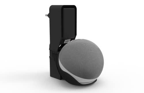 Suporte Splin All In One Tomada Para Smart Speaker Alexa Echo Dot 4 - Amazon - Modelo Compacto 2.0