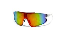 Óculos De Sol Esportivo Unissex Ciclismo Montanhismo Esporte Ao Ar Livre Cx-2802 Cor: Branco-espelhado