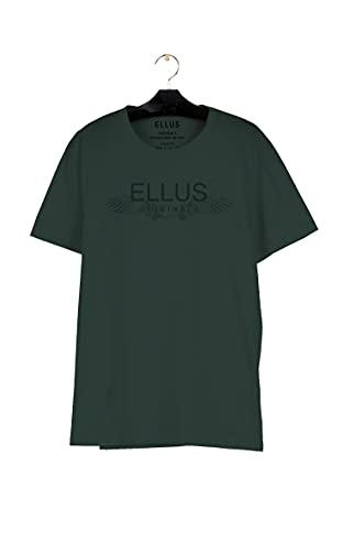 T-Shirt, Co Pima Like Ellus Wings Classic Mc, Ellus, Masculino, Verde Escuro, M